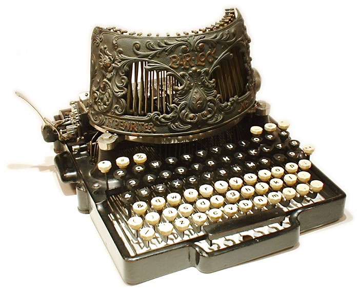 photo of a typewriter
