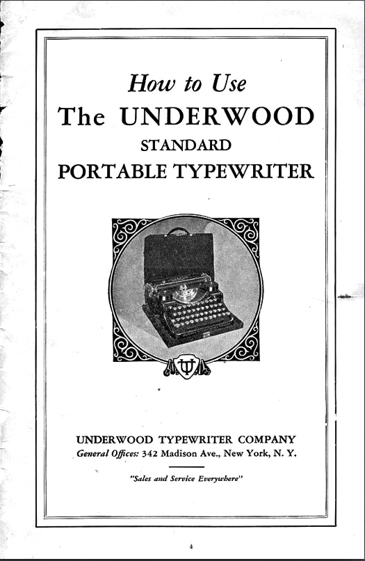 underwood manual